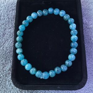 Elegant Blue Beaded Bracelet